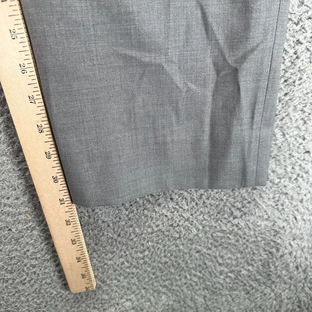 Ralph Lauren Pant Men's 33x32‎ Gray Polyester Dress Straight Leg Preppy Business